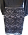 Karen Millen Graphic Lace Embroidery Shirt Dress Black